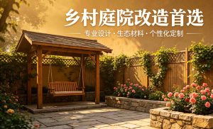 乡村庭院改造首选,一个充满田园气息的乡村小院,经过改造后焕然一新,有菜园、花园、石板小径和木质栅栏,环境优美,舒适宜人,是理想的休闲养老之所。